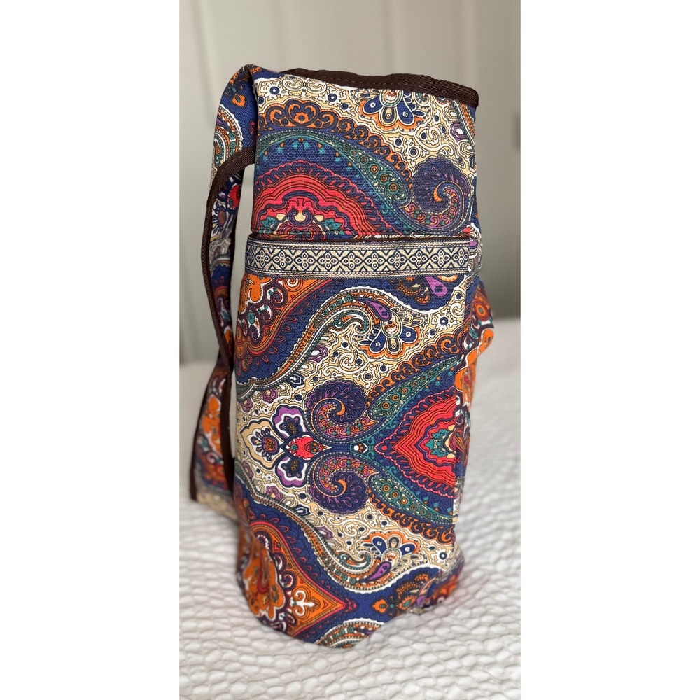 Boho Paisley Sling Bag Crossbody Purse Multicolor Hippie Festival Shoulder Bag